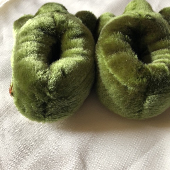 Slippers Star Wars Yoda toddler boys or boys sizes 8-9M or 10-11M fabric upper - Picture 8 of 8